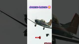 Amazing Landing By Beginner Female Pilot 😳 Power of 🇮🇳Indian Airforce india indian airforce [upl. by Triplett]