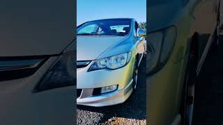 2008 Honda Civic 18S  Silver Saloon with 3Inch Muffler honda civic hondacivic civiclovers [upl. by Paz]