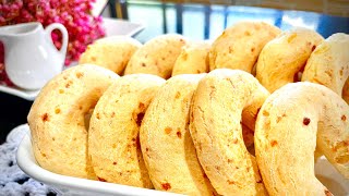 Só misture e leve para Assar Chipa o biscoito de polvilho mais gostoso e fácil sem glúten [upl. by Cyrano]