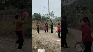 Rural aunts entertain themselves with outdoor activities [upl. by Eitsim]