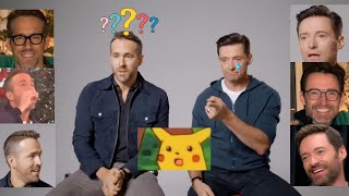 Hugh Jackman amp Ryan Reynolds being BFFS for 5 min and 28 seconds [upl. by Patty]