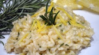 Risotto al Rosmarino e Limone Rosemary and Lemon Rice By Bravobob [upl. by Essilem464]