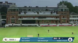 VITALITY BLAST LIVE STREAM  MIDDLESEX V ESSEX AT LORDS [upl. by Neelloj]