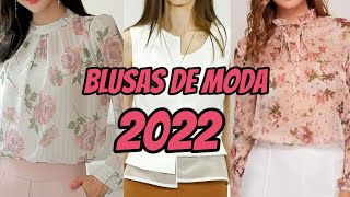 BONITAS BLUSAS DE MODA 20212022  BLUSAS MODERNAS Y BELLAS EN TENDENCIAS DE MODA MUJER 2021 2022 [upl. by Cirad]