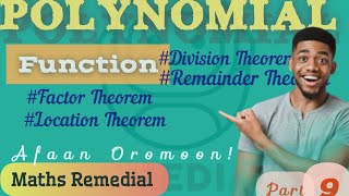 PolynomialFunction and FunctionTheoremsmathsremedial easyway [upl. by Jedd]