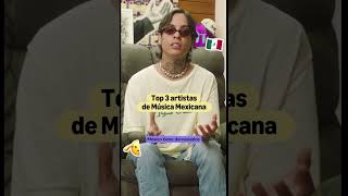 LOS TOP 3 ARTISTAS DE MUSICA MEXICANA DE NATANAEL CANO🦥natanaelcano parati corridostumbados 4u [upl. by Dionne]