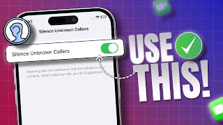 How to Silence Unknown Facetime Callers on iPhone  FaceTime Hide Unknown Callers on iOS 18 [upl. by Enilada]