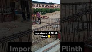 Importance of Plinth Beem🫡 civil site construction Engineering [upl. by Kidd382]