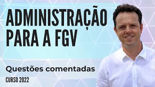 Administração Pública com questões FGV  Prof Rodrigo Rennó [upl. by Peony]