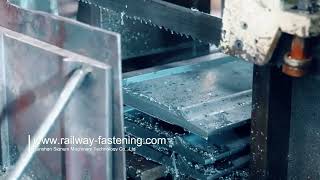 How the hot forged rail tie plates are produced [upl. by Yvon]