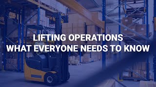 Lifting Operations What Everyone Needs to Know  Human Focus International Ltd [upl. by Nnairet]