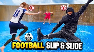 ULTIMATE SLIP AND SLIDE FOOTBALL BATTLE [upl. by Nomaid770]