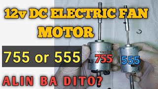 12v DC MOTOR FOR ELECTRIC FAN ALIN BA MAS OK [upl. by Merri]