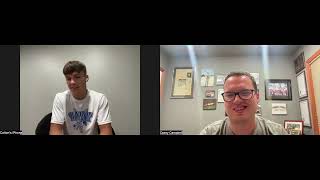 Gladwin Footballs Colton Pfenninger previews the upcoming game against Beaverton and more [upl. by Ativla827]