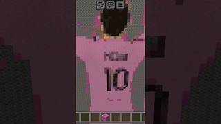 World famous footballer Leone Messi pixel art Minecraft footballer messiskills leon pixelart [upl. by Nnair]