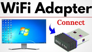 Wifi Adapter Connect To Pc  Pc Me Wifi Adapter Connect Kaise Kare  Wifi Adapter Computer Connect [upl. by Niddala]