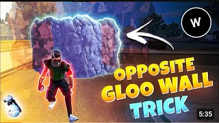 😱Opposite Gloo Wall Trick ll front Gloo wall trick ll reverse Gloo wall trick l free fire [upl. by Eilsel]