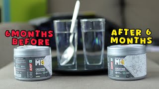 Muscleblaze Creatine Monohydrate CREAMP 6 Months Before amp After Review  Best Creatine [upl. by Noni]