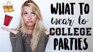 What to Wear to College Parties  Outfit Ideas  Tasha Farsaci [upl. by Gerardo]