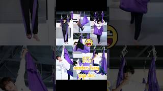 BTS funny yoga class 🤣 BTS funny Hindi dubbing shorts bts trending kpop [upl. by Filomena]