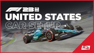 F1 23 Texas COTA Setup Optimal Race Car Setup [upl. by Farr]