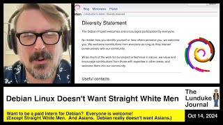 Debian Linux Doesnt Want Straight White Men [upl. by Liamsi406]