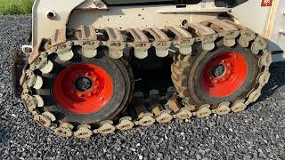 Like New Loegering 12 X 165 Trail Blazer Steel Skid Steer Tracks Over The Tire For Bobcat For Sale [upl. by Zach]