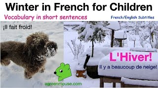 Winter in French for Children [upl. by Telrahc105]