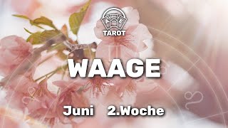 Waage♎ KW 24 10Juni  16Juni 24  Kurzentschlossene Handlung  Tarot Horoskop Orakel [upl. by Llenwad]