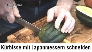 Lassen sich Kürbisse mit Japanmessern schneiden [upl. by Treiber149]