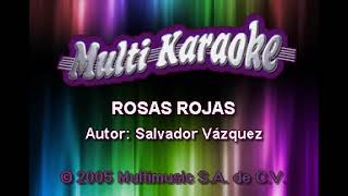 ROSAS ROJAS KARAOKE INDUSTRIA DEL AMOR [upl. by Micheil]