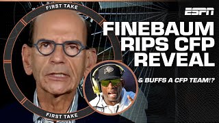 Paul Finebaum CAUTIONS skepticism after CFP first reveal  Alabama amp Colorado analysis  First Take [upl. by Ateuqal234]