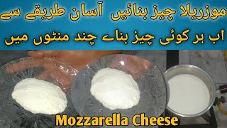 Mozzarella Cheese Recipe By Dilawr Food How To Make Mozzarella cheese recipe Cheese Recipe [upl. by Solrak]