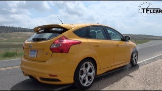 2013 Ford Focus ST 060 MPH Drive amp Review [upl. by Enirehtakyram]