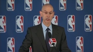 Raw NBA Commissioner Adam Silver bans Donald Sterling [upl. by Ketti]