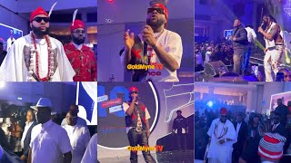 Davido Flavour Obi Cubana Emoney Cubana Chief Priest at Air Peace 10 years anniversary [upl. by Yerak]