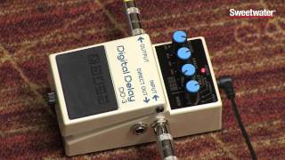 BOSS DD3 Digital Delay Pedal Review  Sweetwater Sound [upl. by Kuehn]