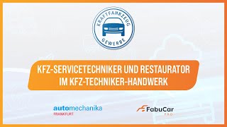 KfzServicetechniker und Restaurator im KfzTechnikerHandwerk  Automechanika 2024 [upl. by Ettenyl340]