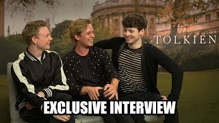 TOLKIEN  Patrick Gibson Tom GlynnCarney Anthony Boyle Exclusive Interview [upl. by Latt]