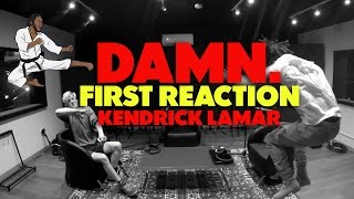 KENDRICK LAMAR  DAMN FIRST REACTIONREVIEW JUNGLE BEATS [upl. by Noxin]