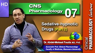 CNS Pharmacology Ar  Lec 07  Sedativehypnotics Part 2 [upl. by Adierf234]