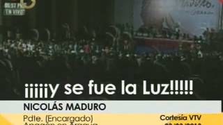 Aunque Usted No lo Crea El apagón que sorprendió a Maduro en el estado Aragua [upl. by Cheyne]