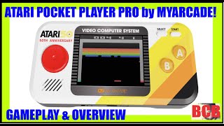 BCB 121 Atari Pocket Player Pro by MyArcade Gameplay amp Overview  Full Review [upl. by Kind]