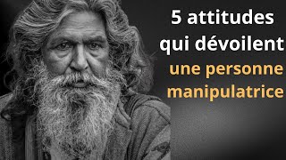 5 attitudes qui dévoilent une personne manipulatrice  Stoïcisme [upl. by Elimay]