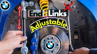 How to install BMW Front End Link  Adjustable SPL Parts  m235i 2 series f22 [upl. by Terrej]