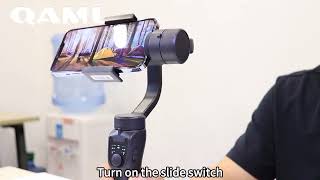 F8 Handheld 3Axis Gimbal Phone Holder Anti Shake Video Record Stabilizer [upl. by Ellehctim]