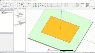 COMSOL Tutorial  Simulation of a Microstrip Rectangular Patch Antenna [upl. by Knapp688]