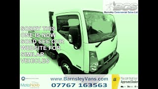 2016 66 NISSAN NT400 CABSTAR 25DCI MWB 36M ALI DROPSIDE PICKUP BODY ONLY 47K BARNSLEY VANS U4552 [upl. by Avron]