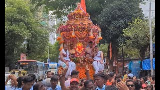 Shree Siddhivinayak Mandir Ganpati Visarjan 2024  Mumbai Ganpati Visarjan 2024  Mumbai Attractions [upl. by Anairt]