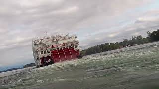 Sternwheeler cruise ship [upl. by Hilario820]